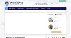 Desktop Screenshot of barbagdental.com